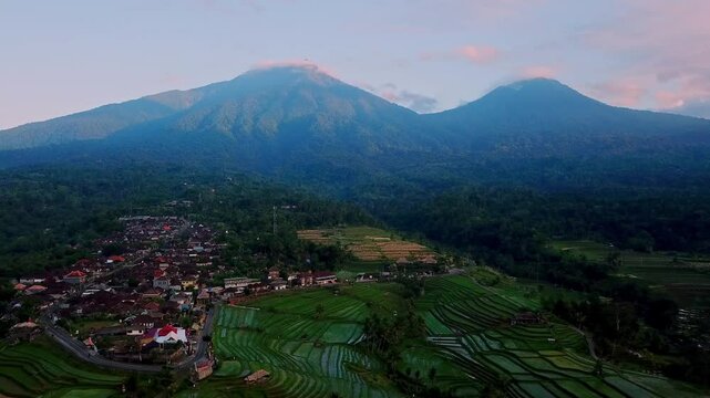 Subak Jatiluwih in Tabanan, Bali, is an ancient irrigation system, preserving tradition and harmony. A UNESCO heritage site, it attracts global visitors