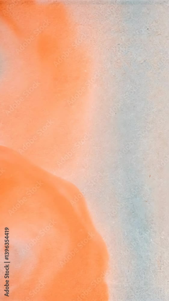 Poster abstract swirl pattern with orange and blue tones in a soft gradient design for artistic backgrounds