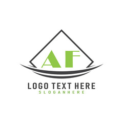 initial monogram logo with square style design.