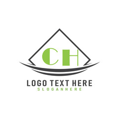 initial monogram logo with square style design.