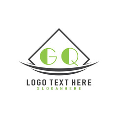 initial monogram logo with square style design.