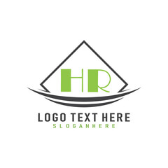 initial monogram logo with square style design.