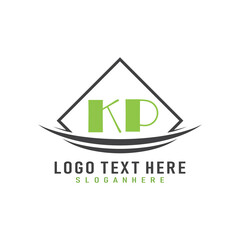 initial monogram logo with square style design.