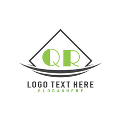 initial monogram logo with square style design.