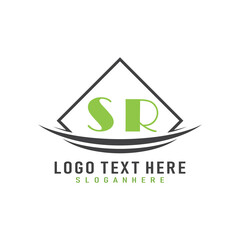 initial monogram logo with square style design.