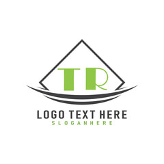 initial monogram logo with square style design.