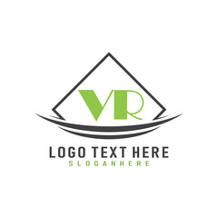 initial monogram logo with square style design.