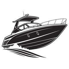 Ship and boat vector illustration