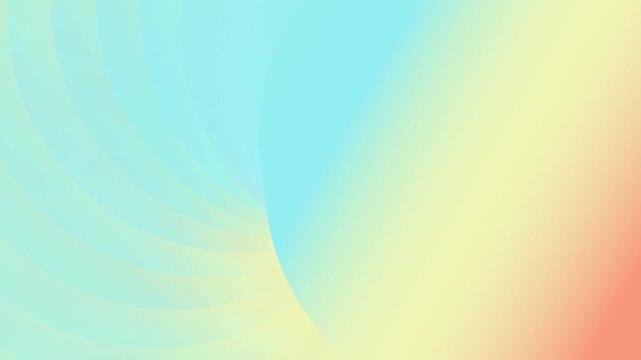 style blue cream and orange abstract geometric blurred background with circle shapes in a vector animation