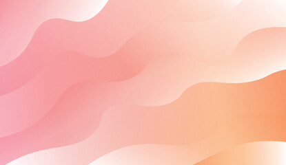 Blurred Decorative Design In Modern Style With Wave, Curve Lines. For Design, Presentation, Business. Vector Illustration with Color Gradient.