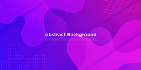 Abstract liquid fluid purple and pink gradient background. Colorful pattern trendy design. Eps10 vector