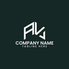 Modern Geometric Letter Logo Design
