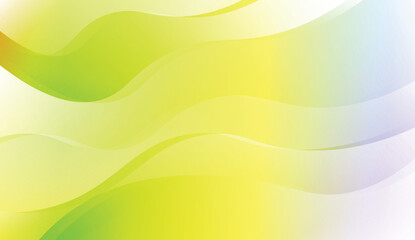 Template Abstract Background With Curves Lines. For Cover Page, Landing Page, Banner. Vector Illustration with Color Gradient.