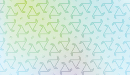 Vector template with Modern geometrical abstract pattern. Gradient color