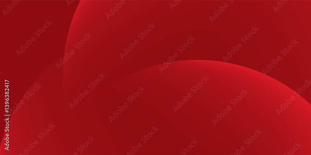 Poster red abstract background. dynamic shapes composition