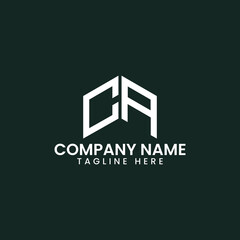 Modern Geometric Letter Logo Design