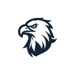 eagle mascot logo vector illustration