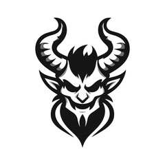 Fototapeta premium demon mascot logo vector illustration