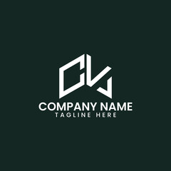 Modern Geometric Letter Logo Design