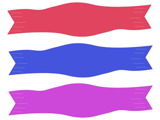 Red, blue, purple set gift ribbon beautiful background
ribbon background gift vector icons