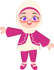 Muslim Character Illustration