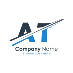 initial monogram logo with letter style design