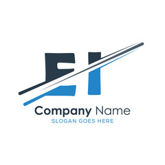 initial monogram logo with letter style design