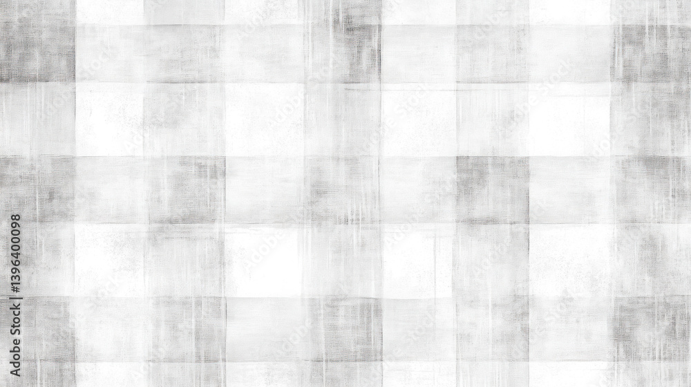 Poster a checkered patterned wall with a grey background. the pattern is made up of squares and rectangles