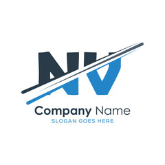 initial monogram logo with letter style design