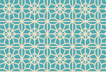 Seamless vector pattern in arabian style. Geometric background.