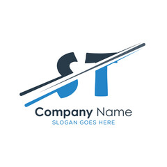 initial monogram logo with letter style design