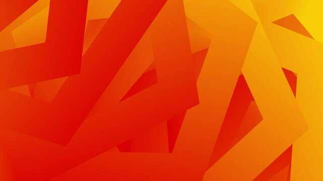 trendy orange and yellow abstract geometric blurred background with shapes in a vector animation, ideal for web design, video production, presentations, digital artwork, and creative visuals