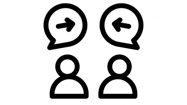 conflict of interest animated icon