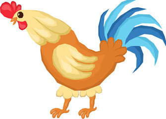 Illustration of farm animals