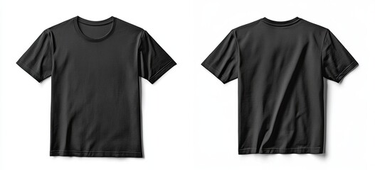 Blank Black T-Shirt Mockup