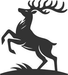 Deer animal vector silhouette