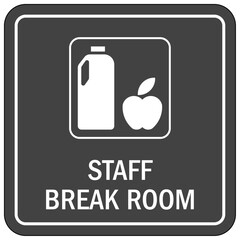 Break area sign