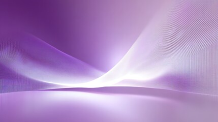 Obraz premium Abstract Graphic Design Banner Template with White Blur Geometric Light on Purple Background and Line Network Data