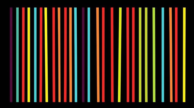 Electric Neon Stripes a Black Background perfect for futuristic websites digital art and creative ads targeting young tech savvy audiences