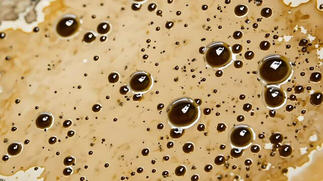 Coffee Texture &ndash; Morning Mood and Detail Concept