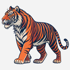 Tiger Sticker vector art