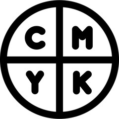 cmyk icon