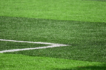 artificial green grass background for playground