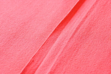 red texture of fabric textile, abstract image for fashion cloth design background