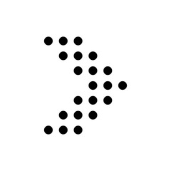 arrow dots symbol