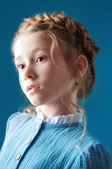 gentle braided girl