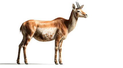 Fototapeta premium Full-Body Photograph of an African Eland Standing Gracefully