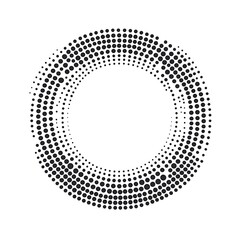 Abstract Circular Dot Pattern
