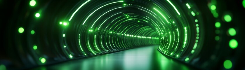 Obraz premium Exploring settinee an underground ecobunker powered by artificial intelligence eco-friendly algorithms and sustainable living solutions