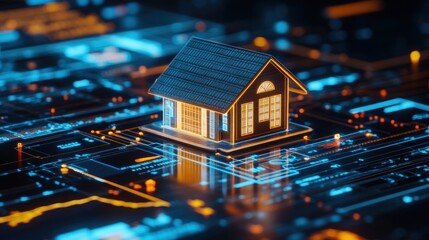 Obraz premium Smart Home Technology: The Future of Dwelling Innovation